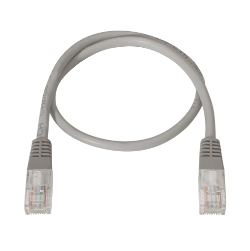 Câble RJ-45 UTP 5E 30Cm Gris